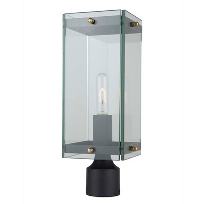 Artcraft Lighting AC8133 Bradgate 20'' Tall Post Light - Matte Black / Harvest