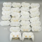 Lot of 25 Nintendo Wii Classic Pro Controller White Gamepad #5850