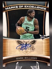 2025-26 Topps Basketball MARK WILLIAMS Marks of Excellence Auto #ME-MW Hornets R