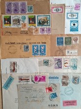 LOTTO DI 23 LETTERE VIAGGIATE DAL 1947 AL 1978