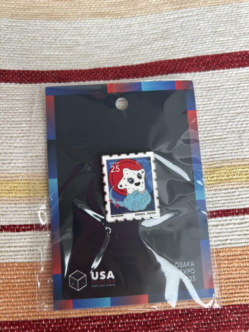 Osaka Expo 2025 USA Pavilion Limited Badge Pin Collectible