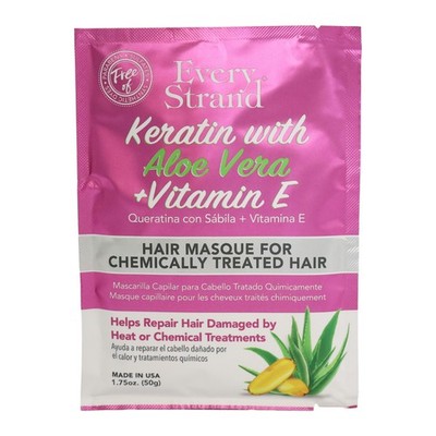 Every Strand Keratin with Aloe Vera Vitamin E Hair Masque 1.75 Oz. Pack of 4