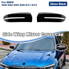 2x F�r BMW G20 G22 G26 G30 G11 G14 Ersatz Spiegelkappen Geh�use Gl�nzend Schwarz