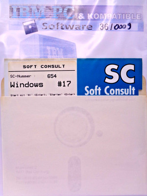 IBM PC -- WINDOWS #19 SC-NUMMER: 654 (SOFT CONSULT - DISK)