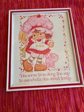 strawberry shortcake framed pictures