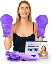 Hand Warmer Gloves, Microwavable Heated Gloves for Arthritis Hands, Heated Mitte