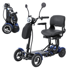 Portable Outdoor 500W 4-Wheel Electric Mobility Scooter for Seniors  Adults