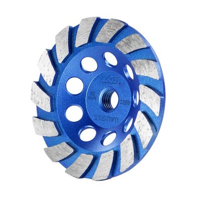 SALI 4.5 Inch Concrete Grinding Wheels 14 Turbo Diamond Segments 5/811 Arbor ...
