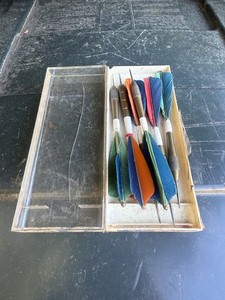 Vintage Unicorn Darts W/ Case 