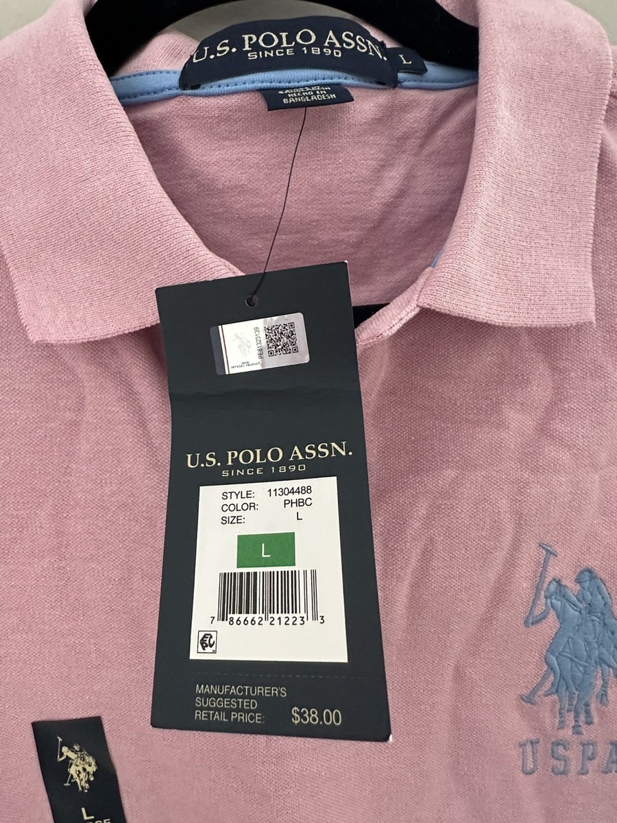 U.S. Polo Assn. Big Pony Pique Mens Classic Fit Short Sleeve Polo