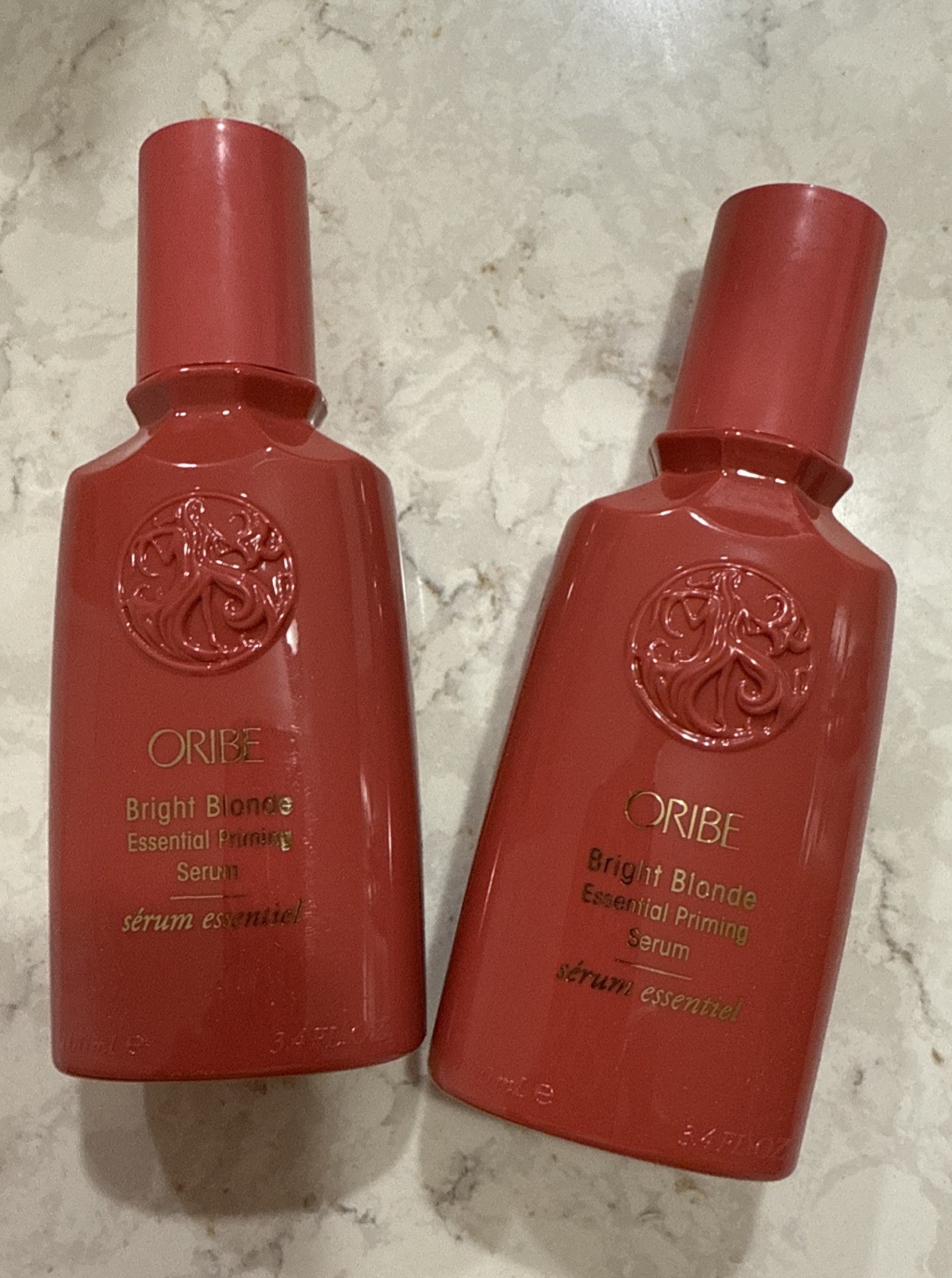 Set Of 2 Oribe Bright Blonde Essential Priming Serum 3.4 oz No Box