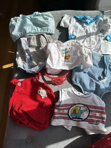 Vintage Cabbage Patch Kid CLOTHES Lot TLC Please Read