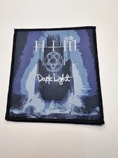 HIM, DARK LIGHT, BLACK BORDER, 4X4 INCHES, WOVEN PATCH
