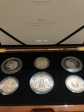 2023 UK Premium Proof Commemorative Coin Set. First Ever King Charles 3 Set