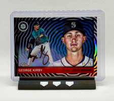 2025 Topps Chrome Platinum George Kirby Black Vibrations Refractor /10