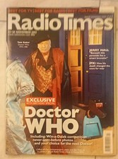 Nov 2021 Radio Times 40th Anniversary Doctor Who Cover Tom Baker Jfk
