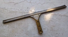 Vintage BRASS ETTORE Master Window Squeegee 17 1/2" Steccone Products Co Ca