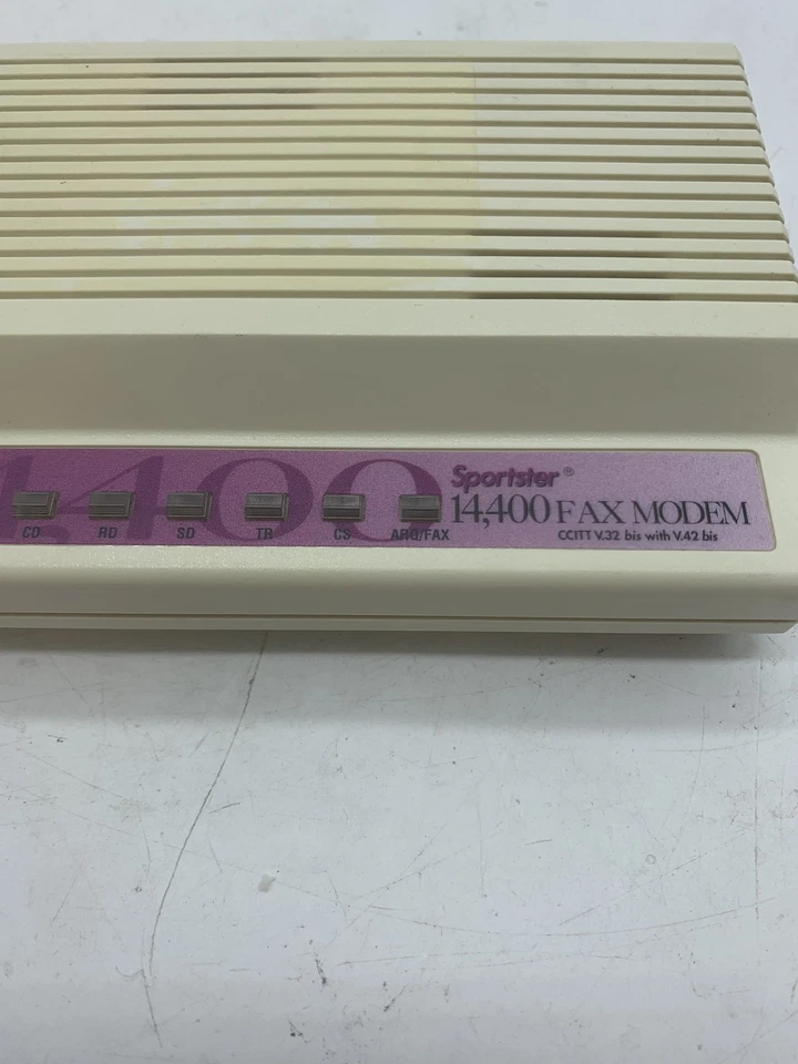 US Robotics Sportster 14,400 Fax modem CCITTV32 bis w/ V42 bis ~ FREE SHIPPING - Image 2 of 4