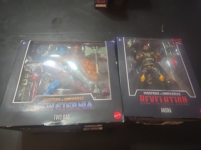 Mattel Motu Masters of the Universe New Eternia Two Bad Sealed + Andra Revelatio