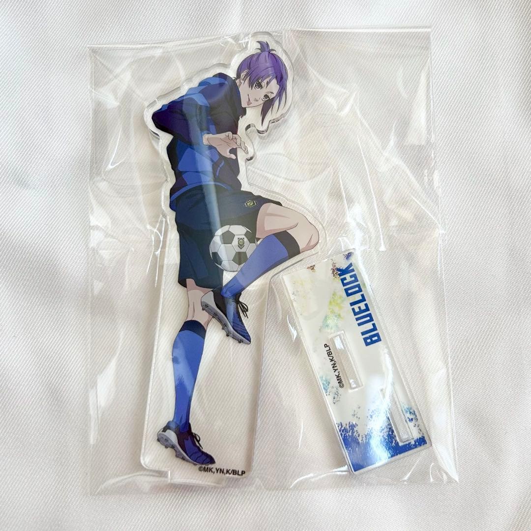 Soporte acrílico Reo Mikage Blue Lock personaje coleccionable usado