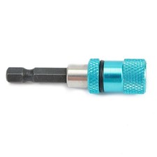 Blau 58 mm Magnet Bithalter Bit Bits Schraubvorsatz Tiefenanschlag 1/4 Zoll #&K