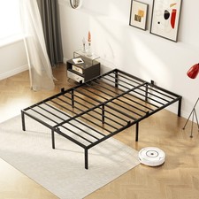 Metallbett Bettgestell Einzelbett Doppelbett Schlafzimmerbett 90/140/160 x 200cm