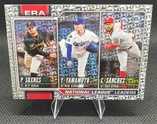 2026 Topps Yoshinobu Yamamoto Paul Skenes Cristopher Sanchez #203 League Leaders
