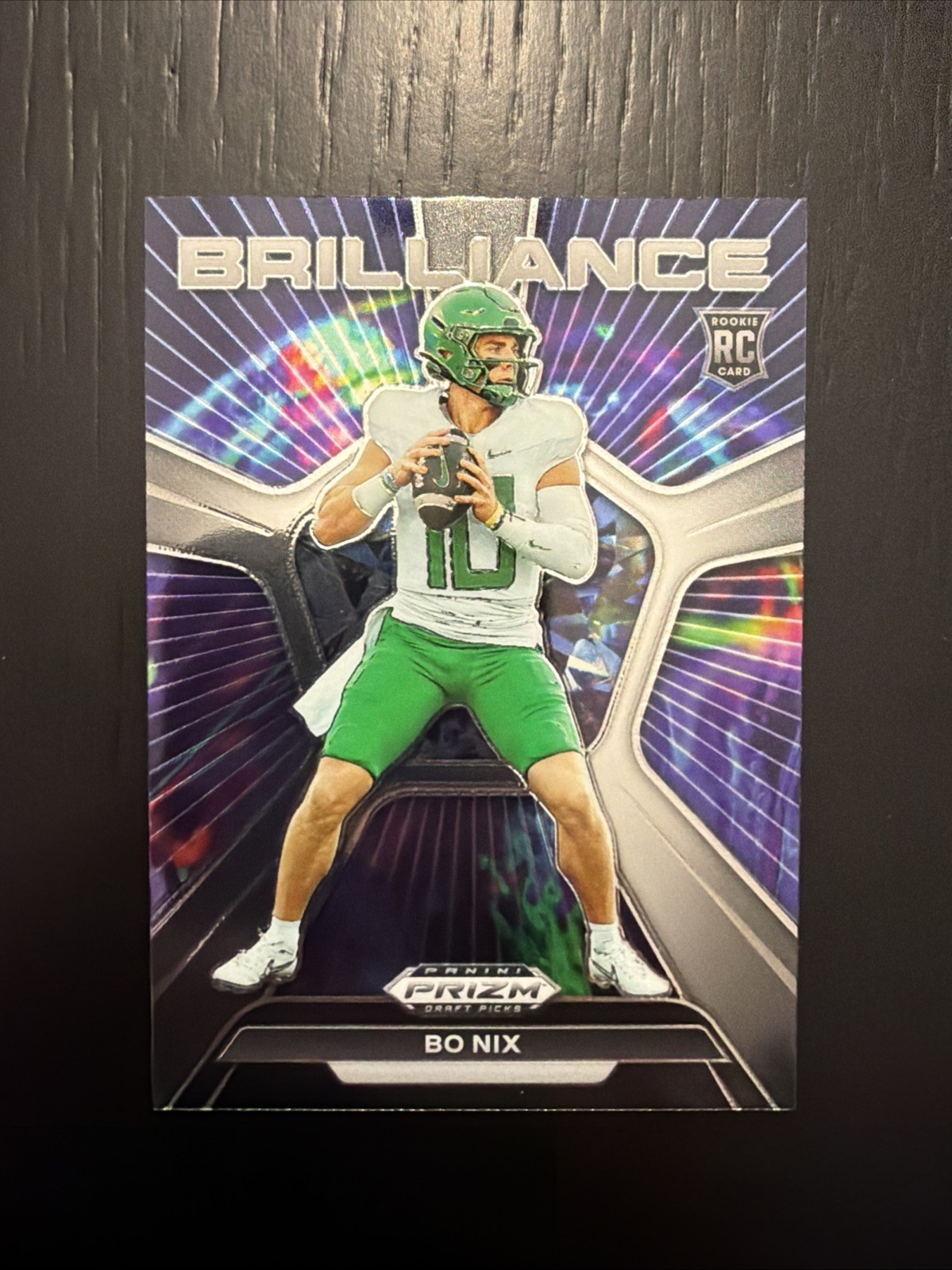 2024 Panini Prizm Draft Picks - Brilliance Bo Nix #BR-BN (RC)
