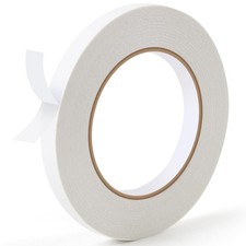 Gunlar Double Side Tape,1/2inch*100FT Adhesive Fabric 1/2INCH/100FT, White 