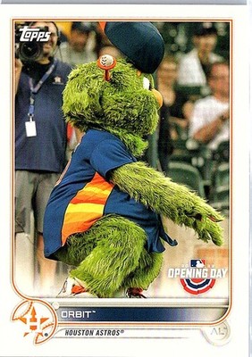 2022 Topps Opening Day #M-9 Orbit Mascots