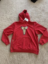Kobe Men's Nike Dri-FIT Pullover Basketball Hoodie Red HF0066-636 Sz XL 125