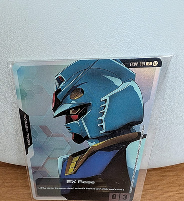Gundam Card Game EX BASE EXBP-001 Promo Beta Ex Rare Alt Art Holo Foil, Utrecht