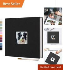 40-Page Linen Photo Album - Perfect Scrapbook for Cherished Memories and Gifting
