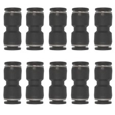 3/8" OD X 3/8" OD Pneumatic Quick Connector Push to Connect Fittings Straight Un