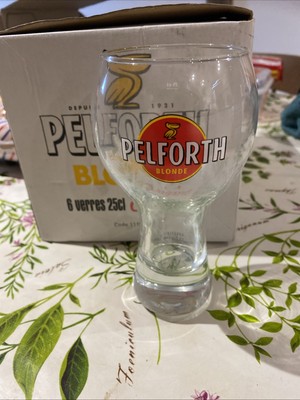 Pelforth Blonde Pelican French Beer Glass 25cl Brasserie Du Pelican Vintage