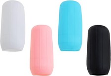 Soft Silicone Travel Bottle Cover for Leak Proofing,Reusable Elastic Sleeve