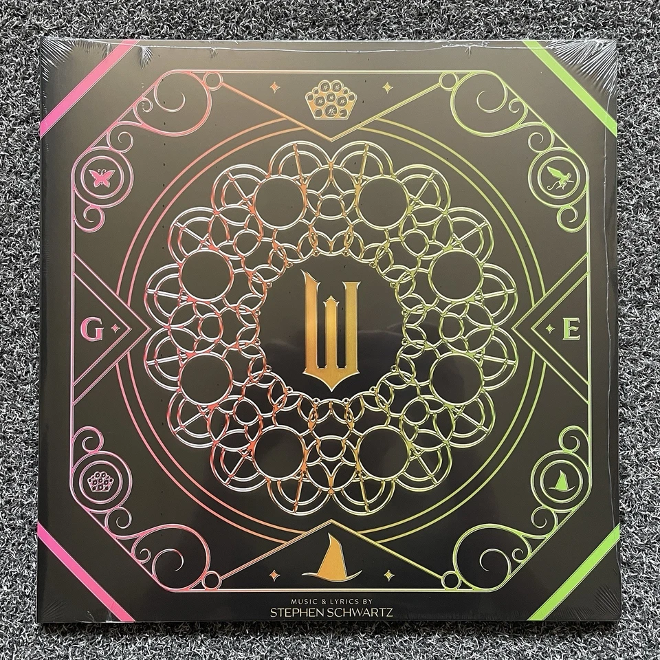 Wicked Picture Disc Vinyl & Signed Autographed Print Ariana Grande Cynthia Erivo - Image 2 of 4