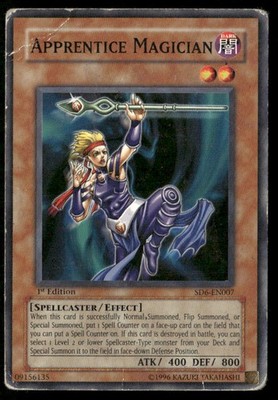 Apprentice Magician Structure Deck: Spellcaster's Judgment SD6-EN007 Yugioh DMG