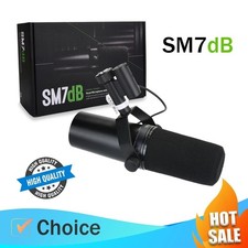 New Shure SM7dB Dynamic Microphone Black