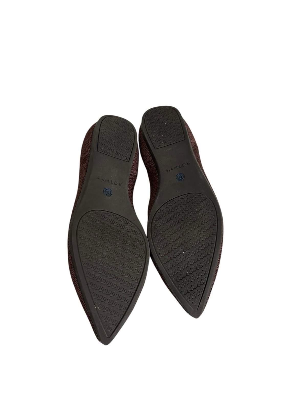 Rothy’s Truffle Python Brown The Point Flat Size … - image 5