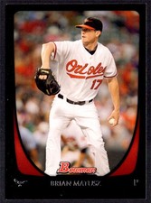2011 Bowman Brian Matusz Baltimore Orioles #28