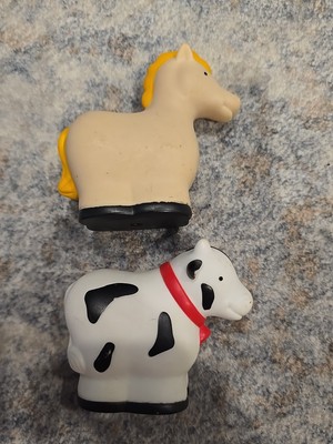 Cow And Horse From Big Red Barn Replacement Figure Battat Farm Animal