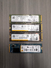 Lot of 4 - Samsung + Kioxia 512GB NVMe 2280 Solid State Drives TESTED