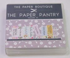 The Paper Boutique Paper Pantry Cutting Files Vol VII USB Collection