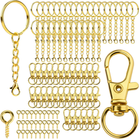 SchlüSselringe Mit Kette 150 StüCk Gold DIY SchlüSselanhäNger Basteln