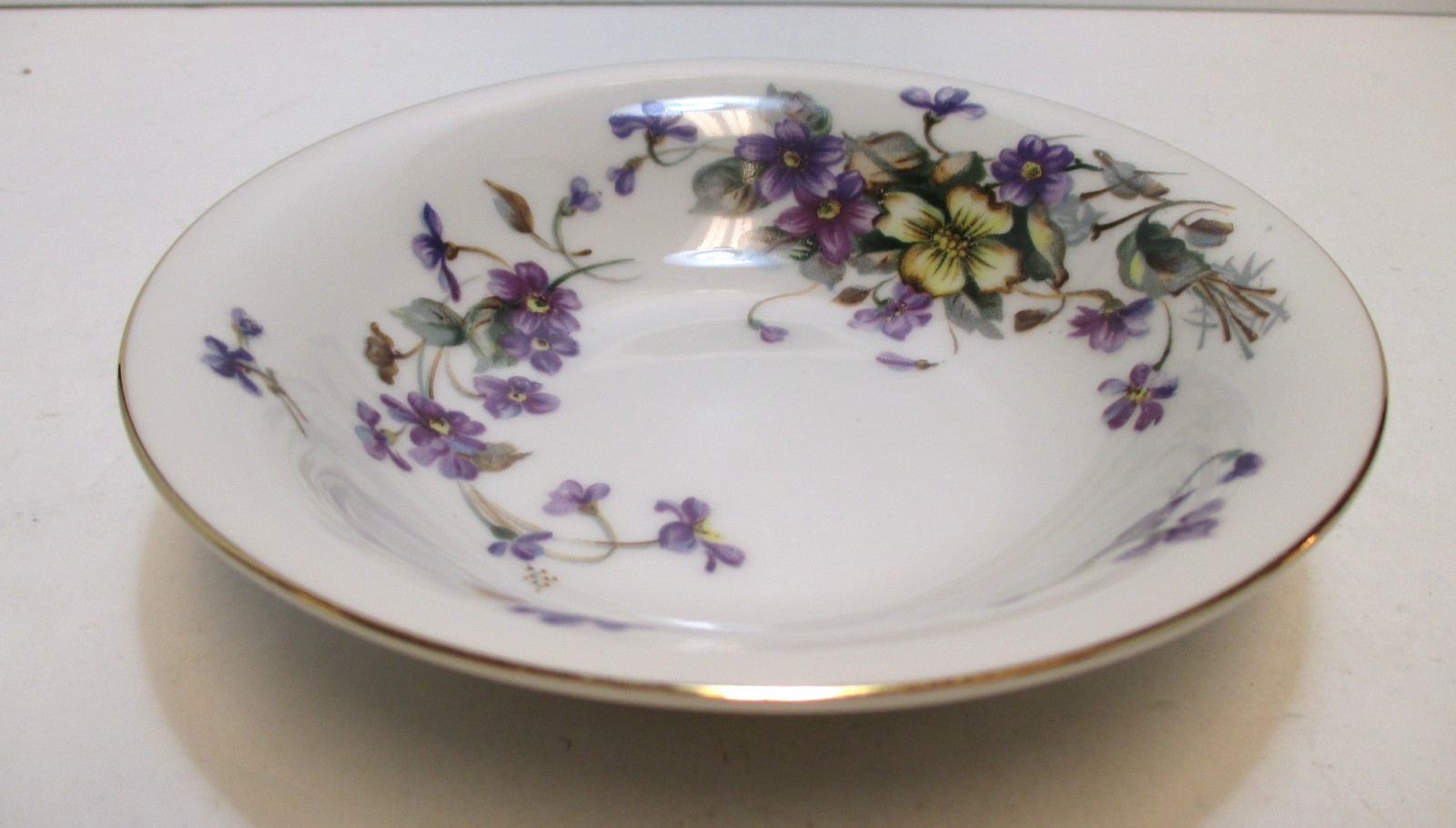 Vtg Meito Norleans Adele Violet Pattern China Setting for 8 Missing 3 Teacups