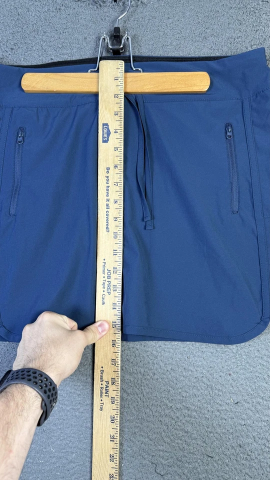 Magellan Outdoors Skort Womens Large Blue Fish Gear Stretch Zip Pockets Fishing - Image 2 of 4