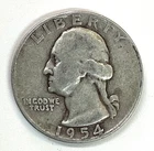 1954-D Washington Quarter - Free Delivery