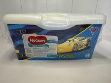 Huggies Pop Up Tub Refillable 64 Wipes cucumber  green tea Disney  s Cars 3 NEW