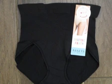 SPANX ASSETS SHAPING PANTIES IN BLACK   SIZE LARGE NEW